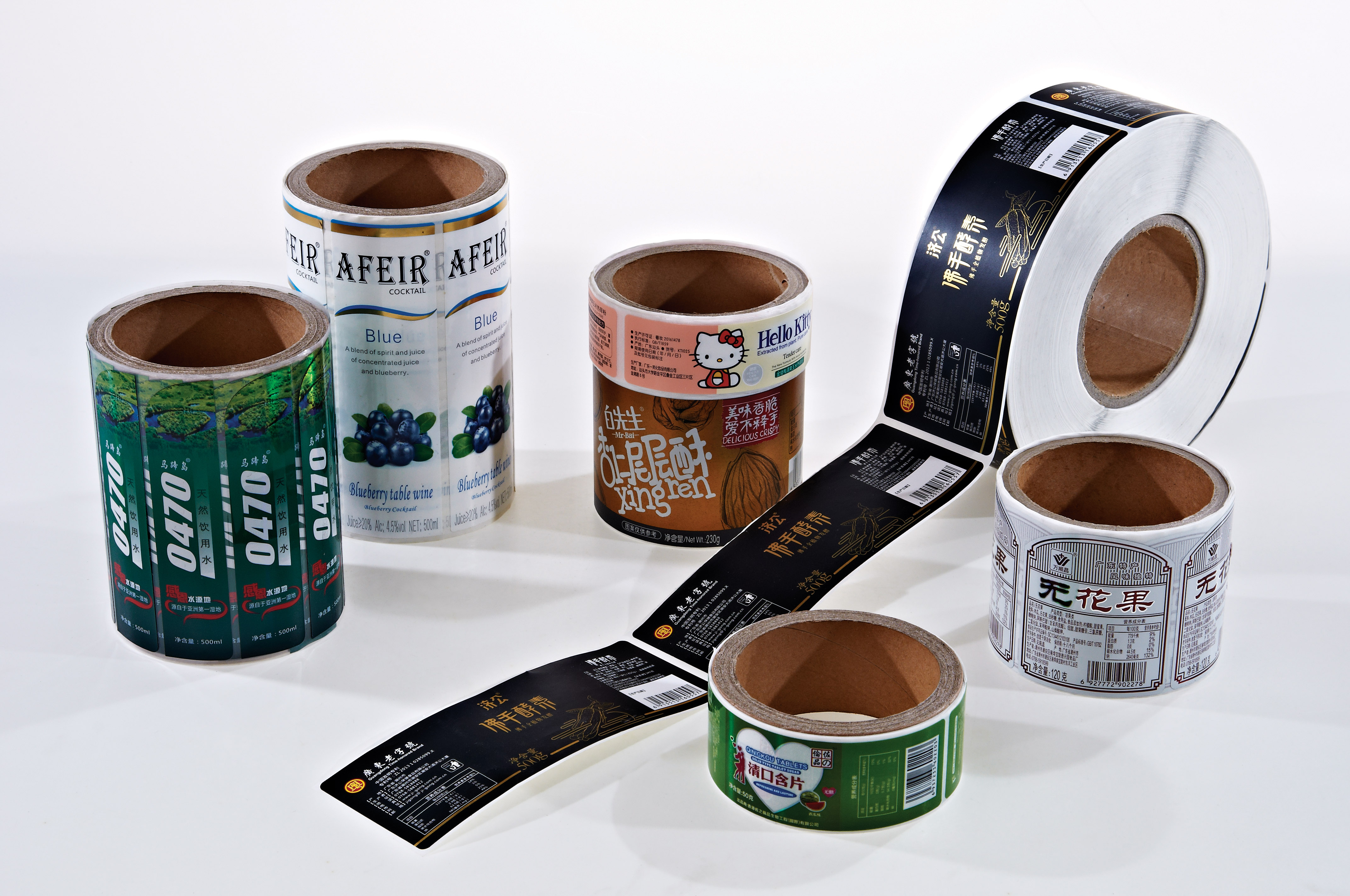 不干膠貼（The non-drying label）